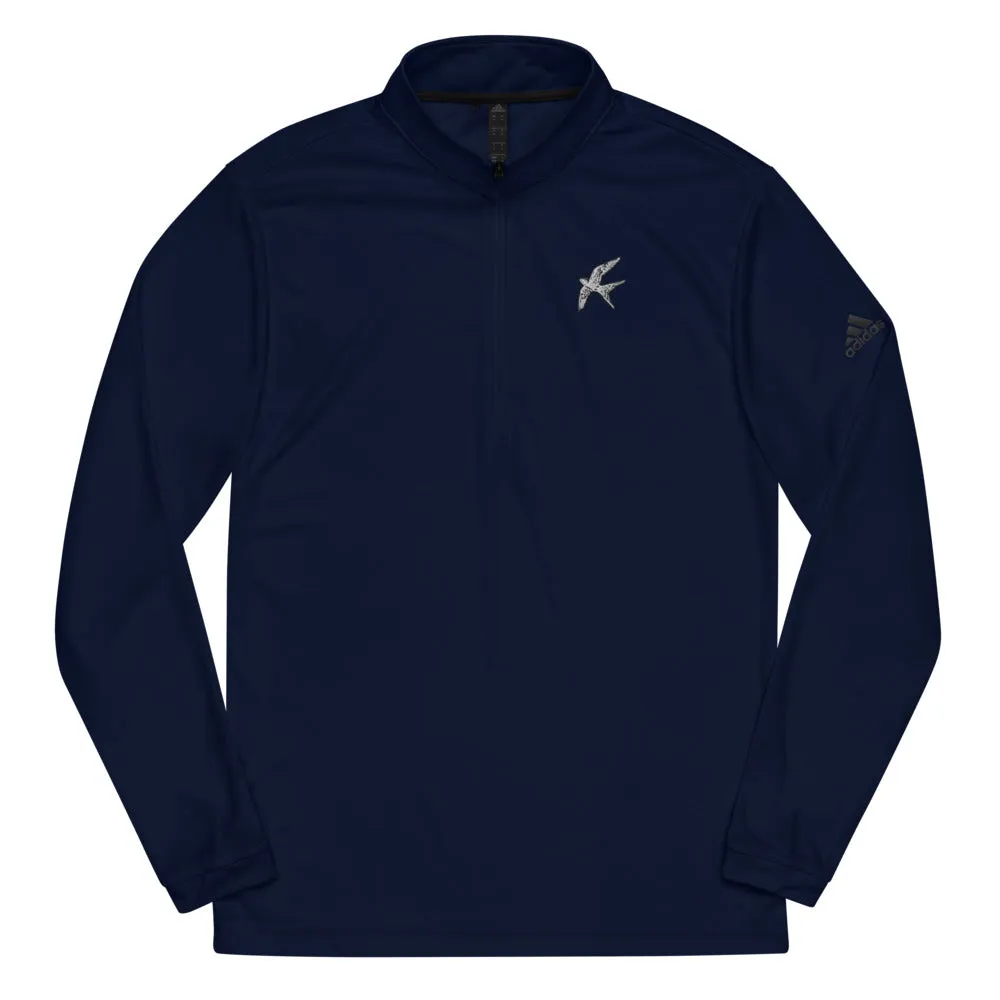 Love Bird | adidas unisex embroidered quarter zip pullover