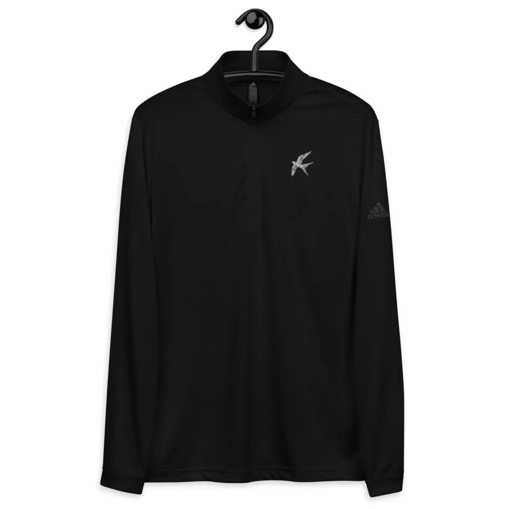 Love Bird | adidas unisex embroidered quarter zip pullover