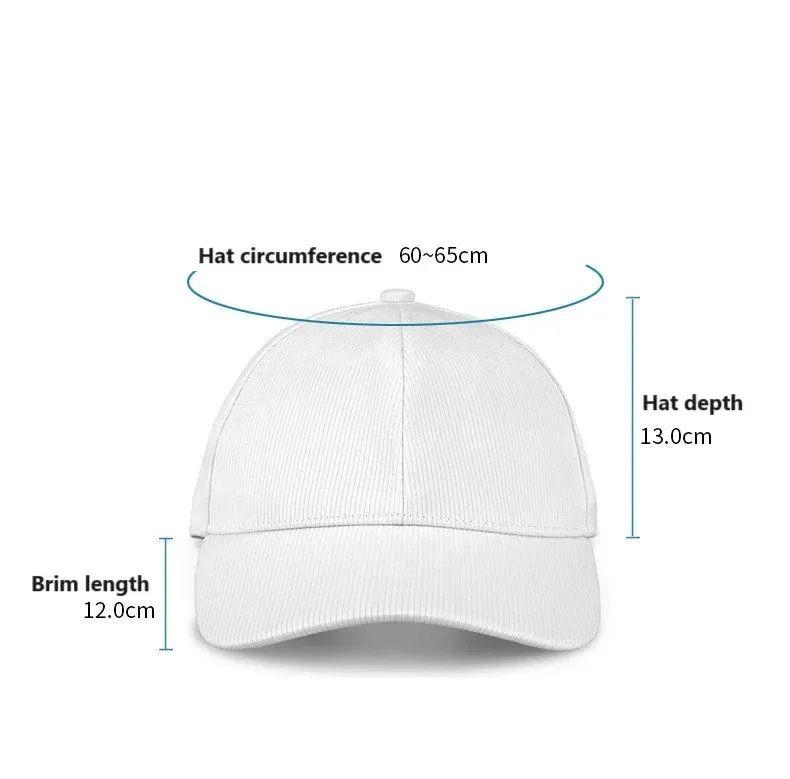 Luminight Rechargeable Fiber Optic Glow Baseball Cap