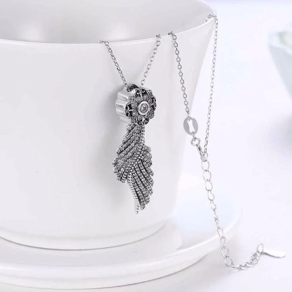 Luxurious 925 Sterling Silver Necklace With CZ Stones, Ethnic Women’s Jewelry For Wedding