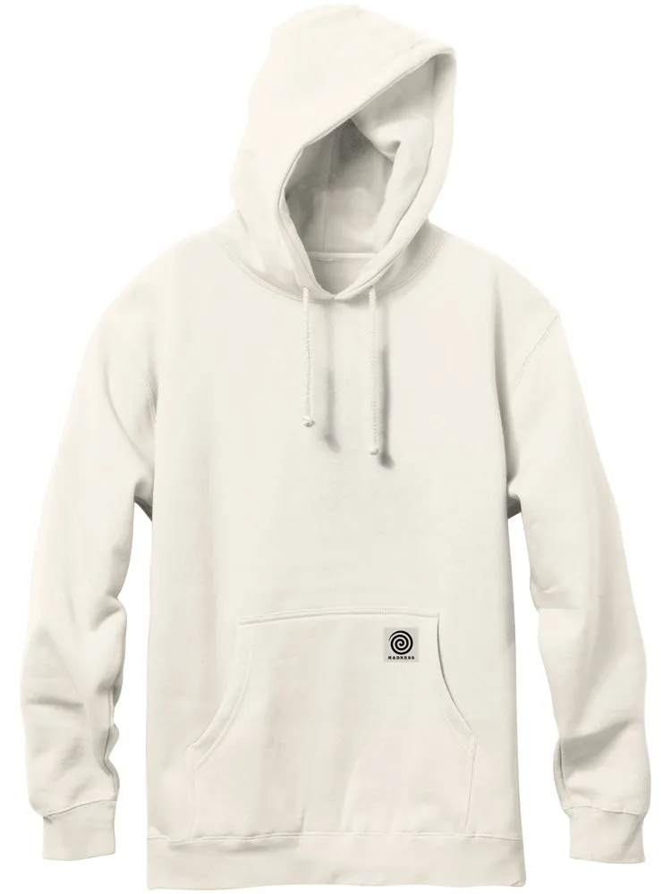 Madness Apparel Over Under Premium Custom Dye Bone White Pullover Hoodie