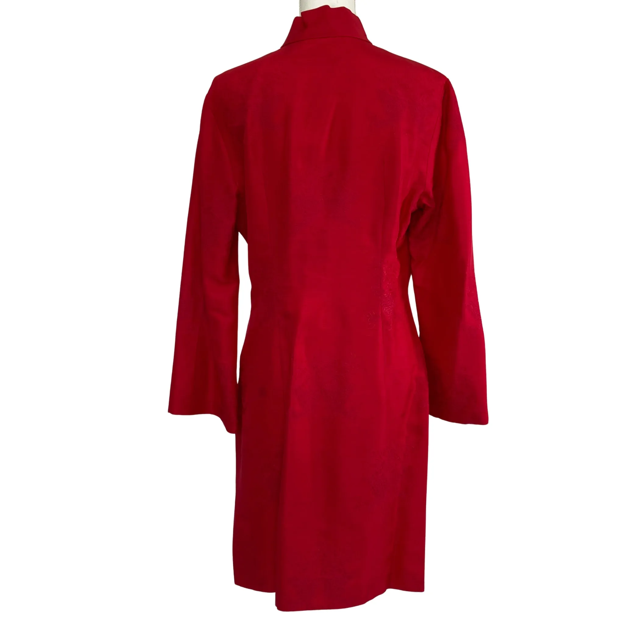 Maya Soetoro-Ng's Red Silk Tunic Jacket