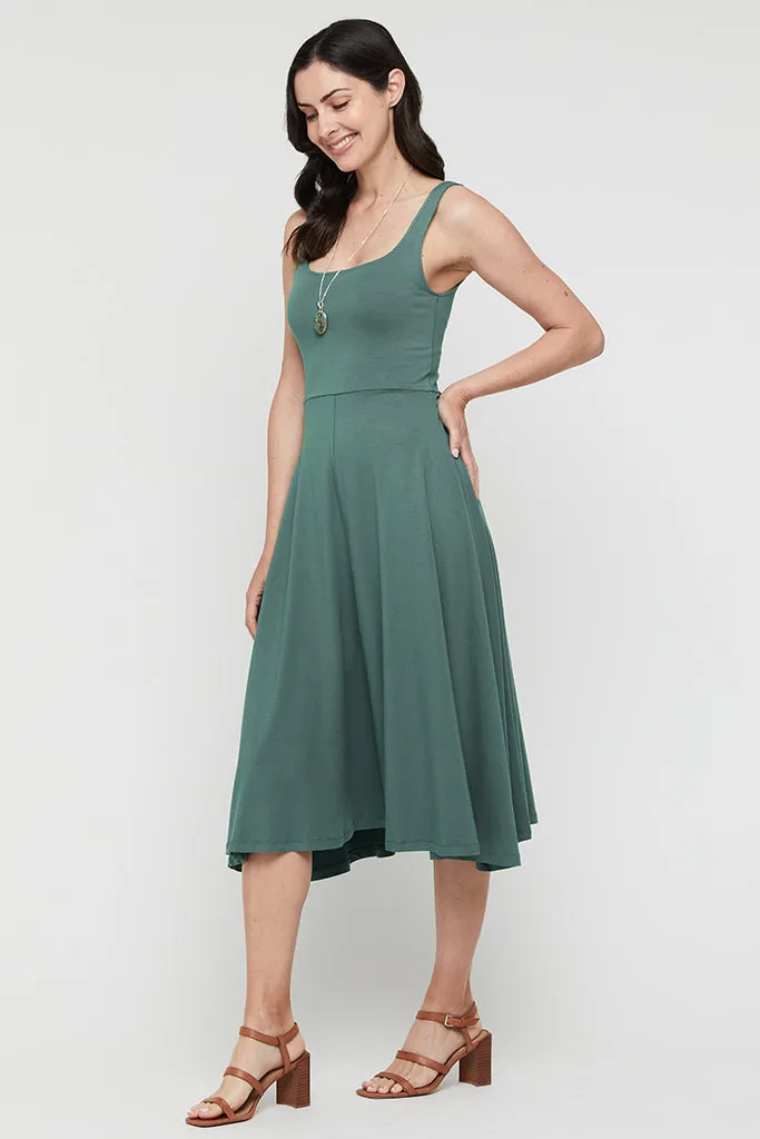 Melanie Maternity Dress - Silver Pine