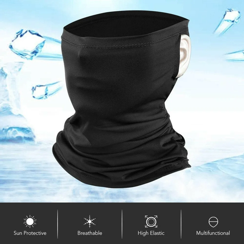 Men Women Cooling Bandana Face Cover Outdoor Anti-dust Sun Protection Sports Neck Gaiter Scarf Balaclava for Cycling Running Hiking Motorcycling