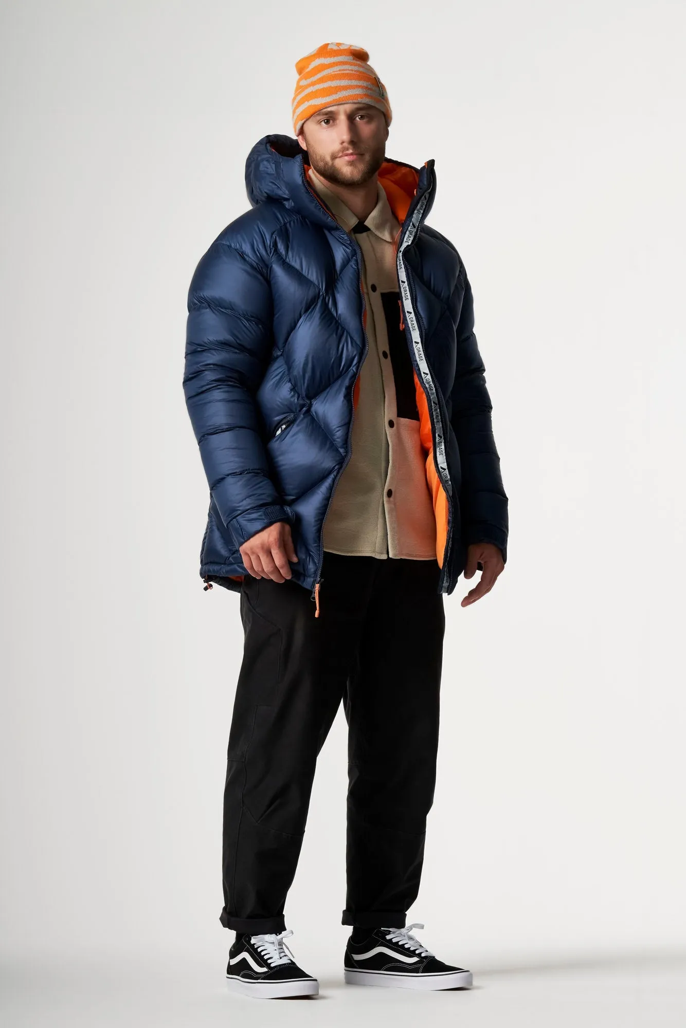 Men's Elias Down Parka-Deep blue