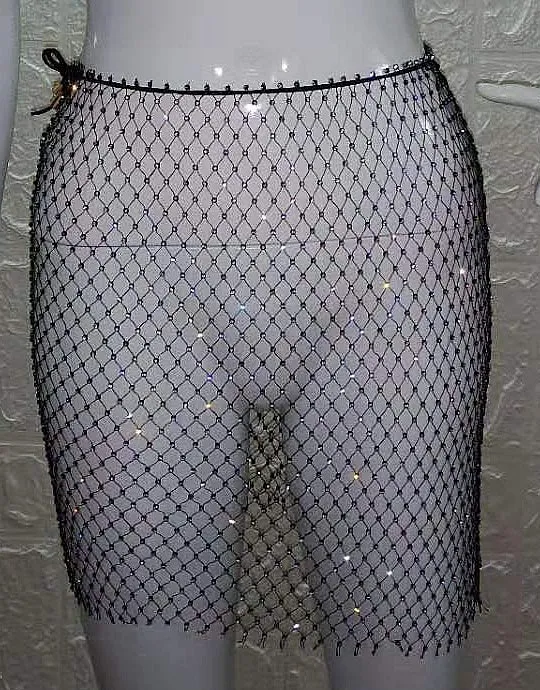 Mesh Mini Skirt