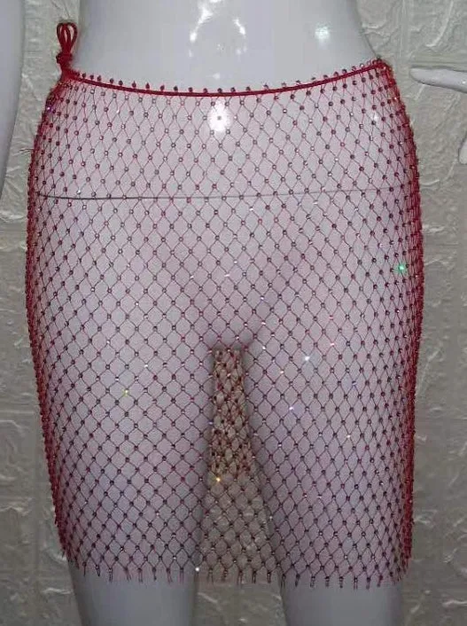 Mesh Mini Skirt