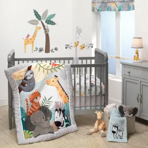 Mighty Jungle 3-Piece Crib Bedding Set