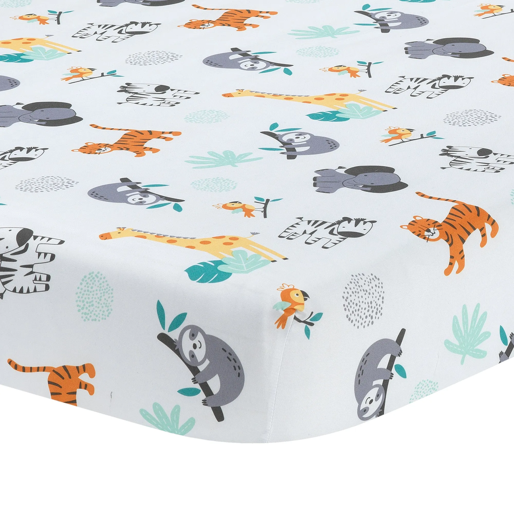 Mighty Jungle 3-Piece Crib Bedding Set