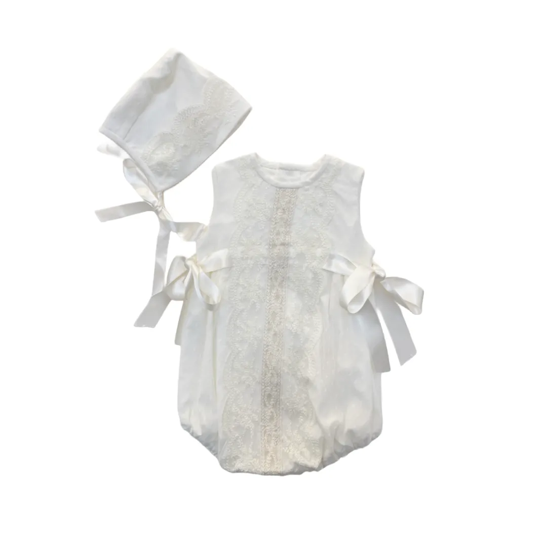 Mikimama Baby Romper with Bonnet