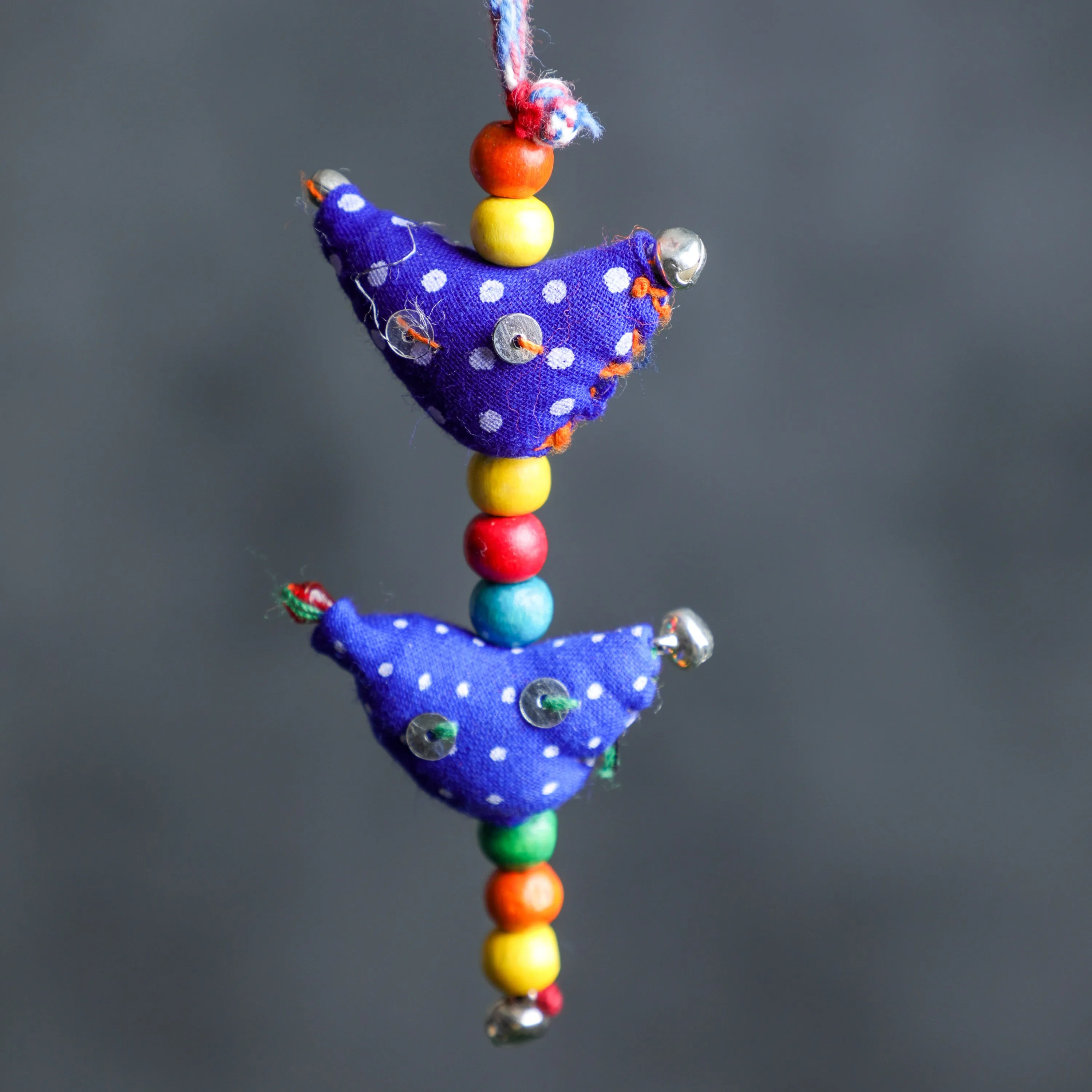 Multicolor Bird Charm