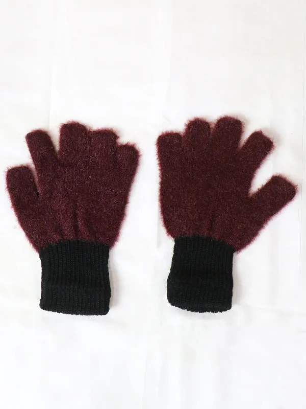 Multicolor Women's Winter Gloves / Girls Winter Gloves / Fingerless Gloves WG02