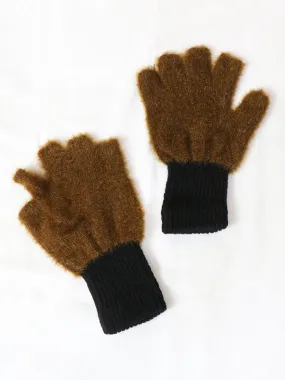 Multicolor Women's Winter Gloves / Girls Winter Gloves / Fingerless Gloves WG02