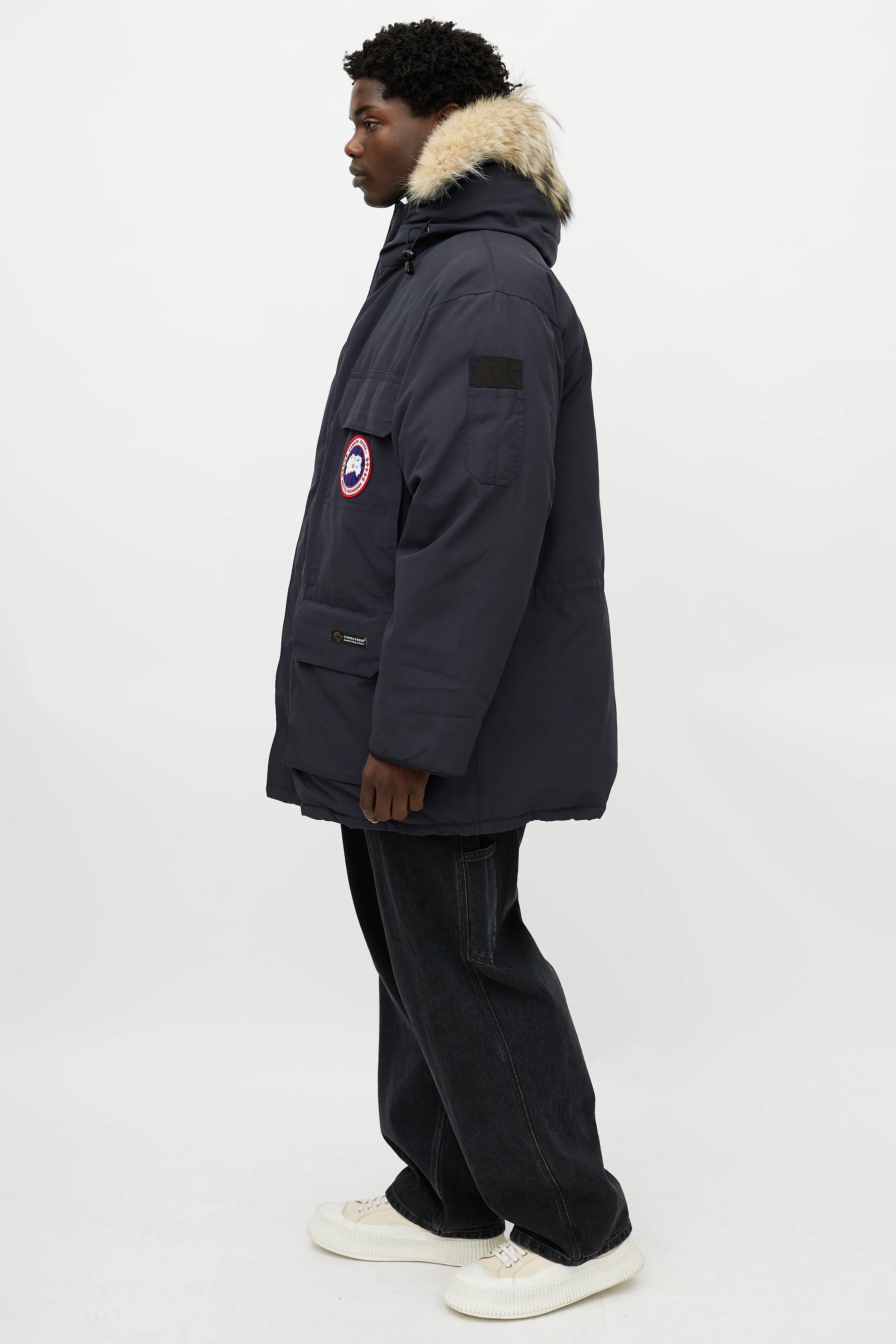 Navy Expedition Fur Down Parka