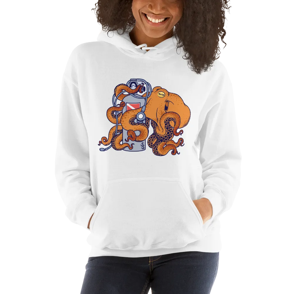 Orange Octogen - I'm a Sucker for Scuba Hoodie - Unisex