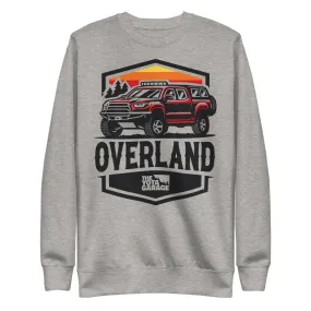 Overland Tacoma Crew Neck Fleece Pullover | Heather Grey