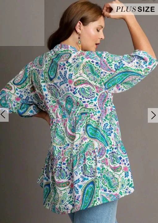 Paisley Print Tunic