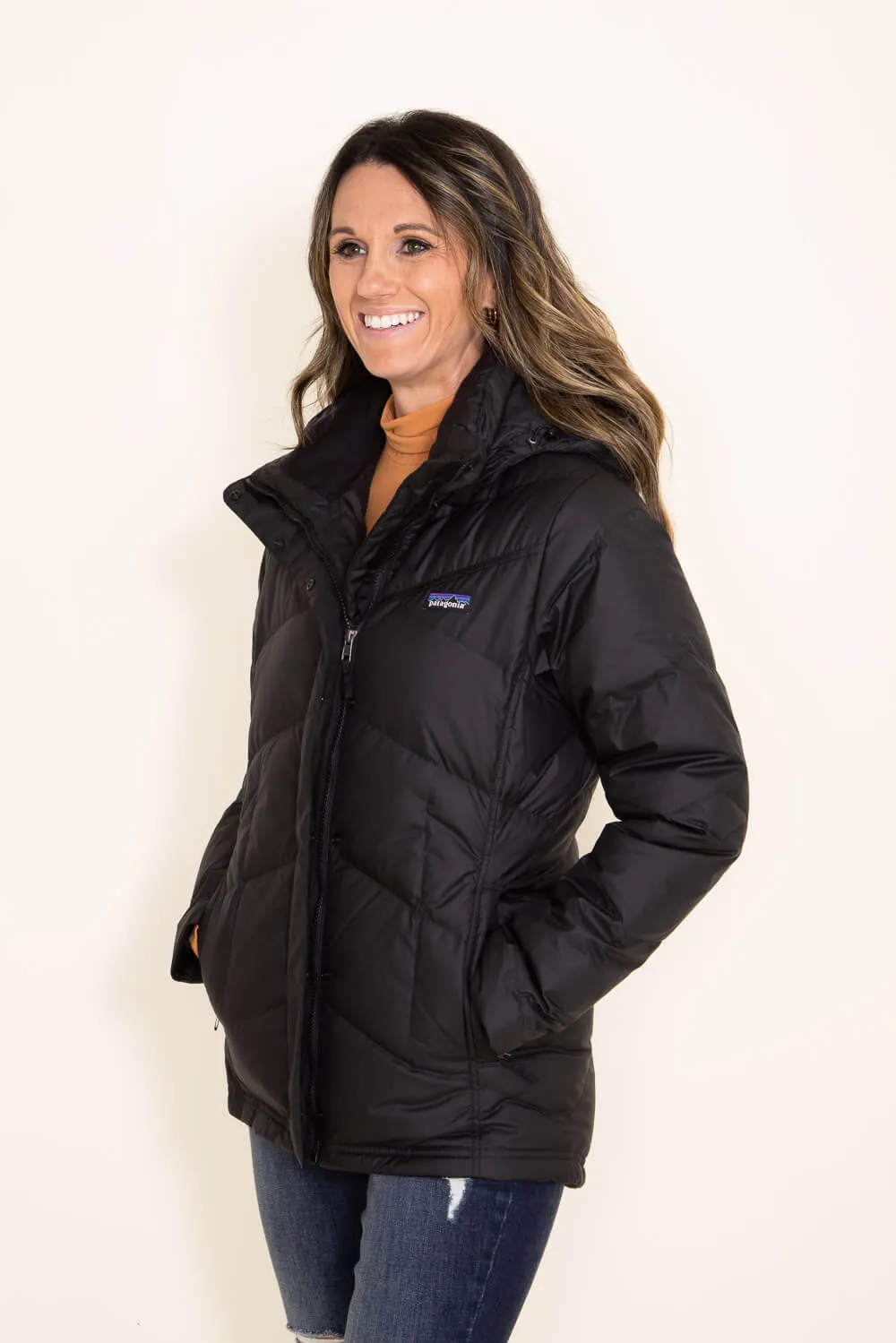 Patagonia Women’s Down With It Jacket in Black  | 28041-BLK