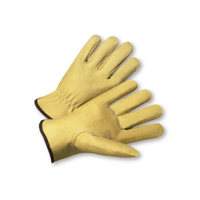 PIP West Chester 994K Select Grain Pigskin Leather Driver Gloves, Natural, Box of 12