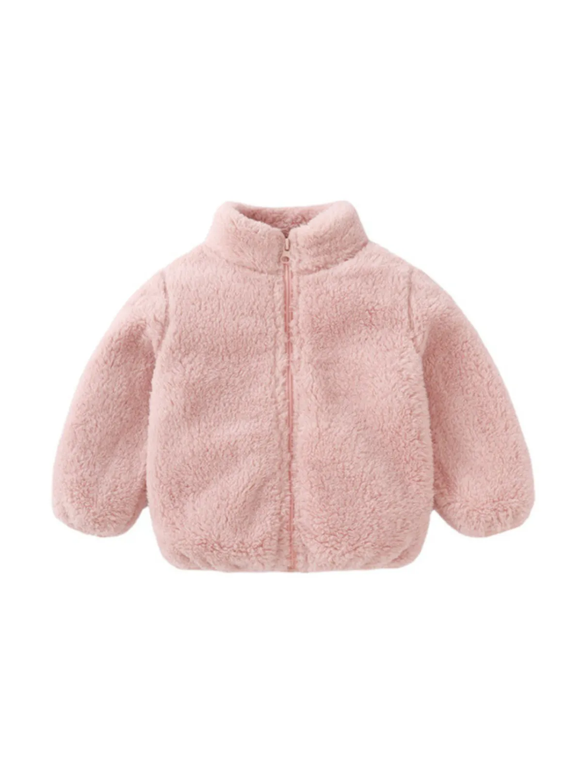 Plush Teddy Zip Up Jacket