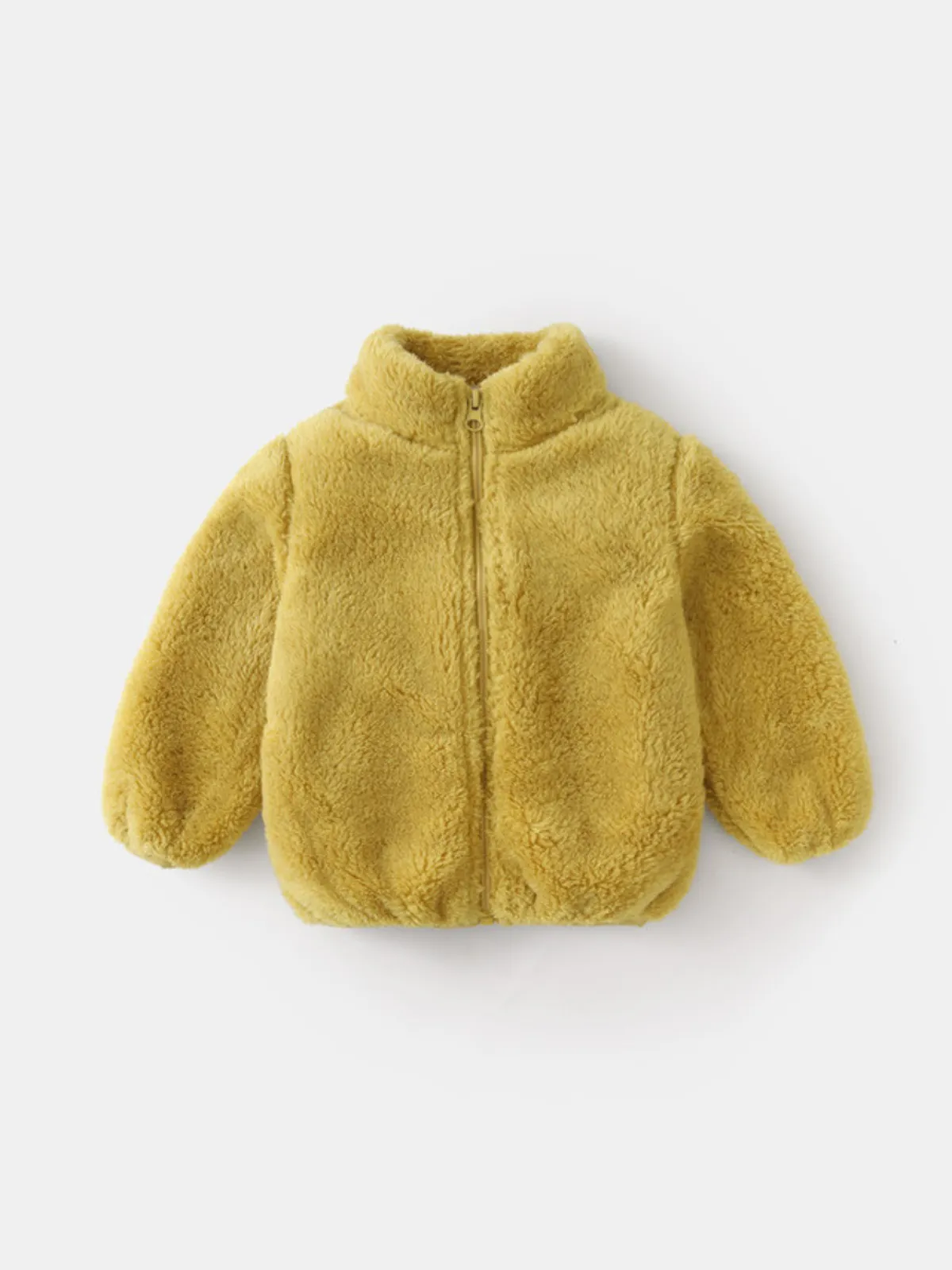 Plush Teddy Zip Up Jacket