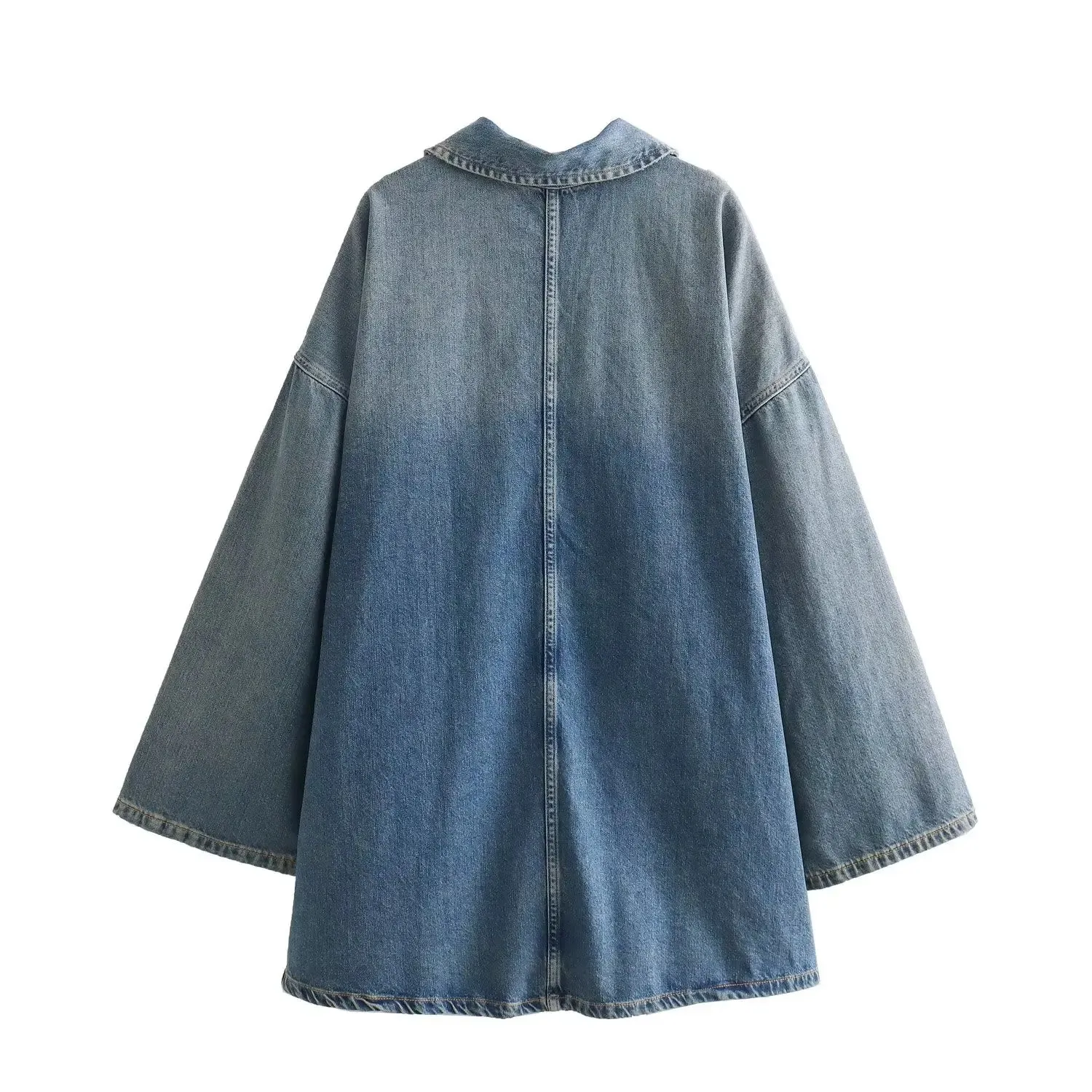 Pre Order:  Oversize Loose Denim Short Dress