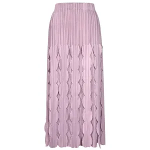 Pre Order:  Solid Pleated High Waist Midi Skirt