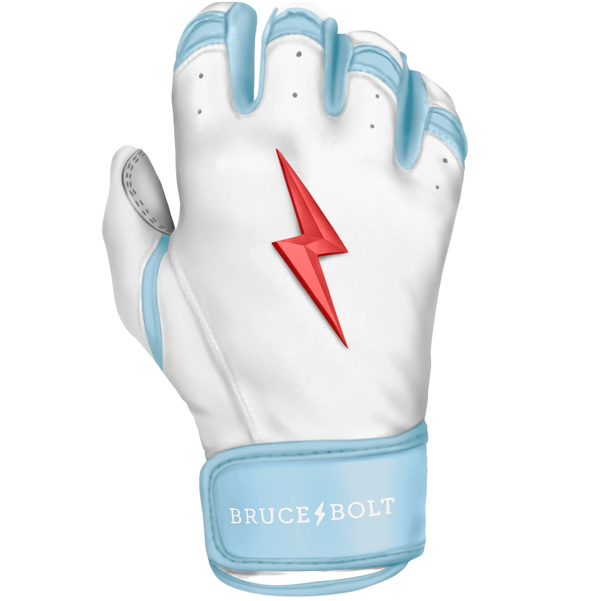 PREMIUM PRO HAPP Series Short Cuff Batting Gloves | WHITE