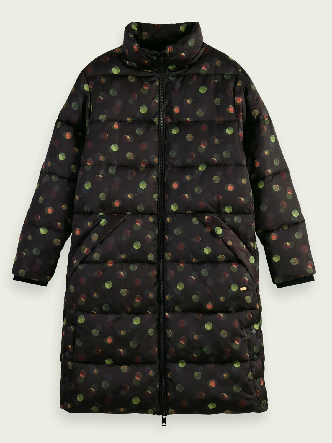 Printed Puffer Coat