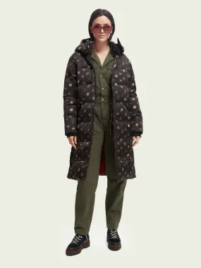 Printed Puffer Coat