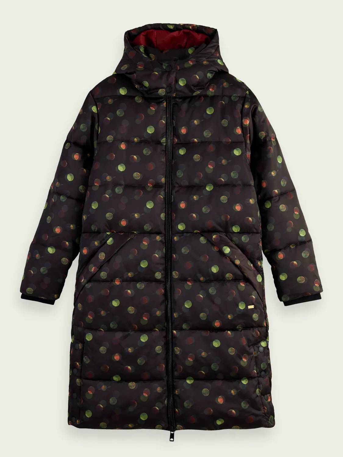 Printed Puffer Coat