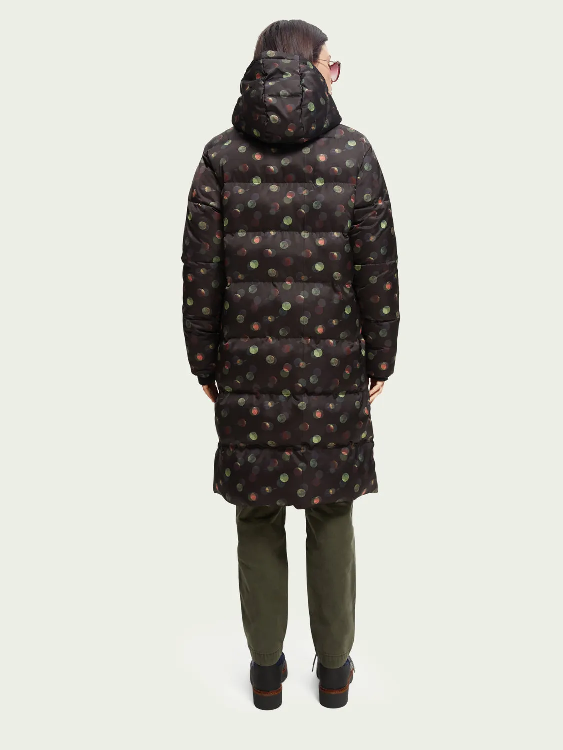 Printed Puffer Coat