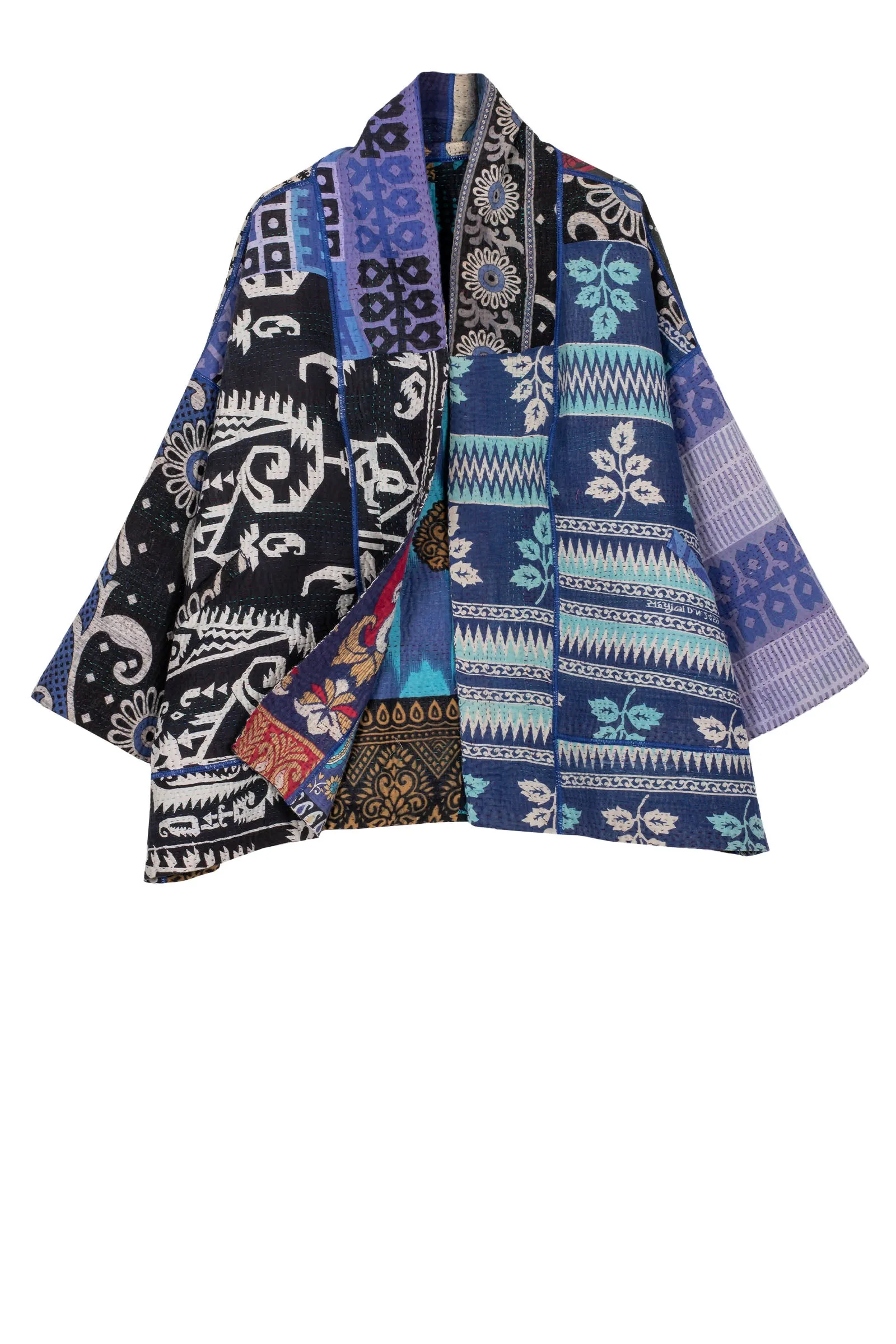 PUZZLE KANTHA BIG POCKET JACKET