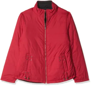 Qube By Fort Collins Women's Parka Coat Jacket Red Bright Red Xl