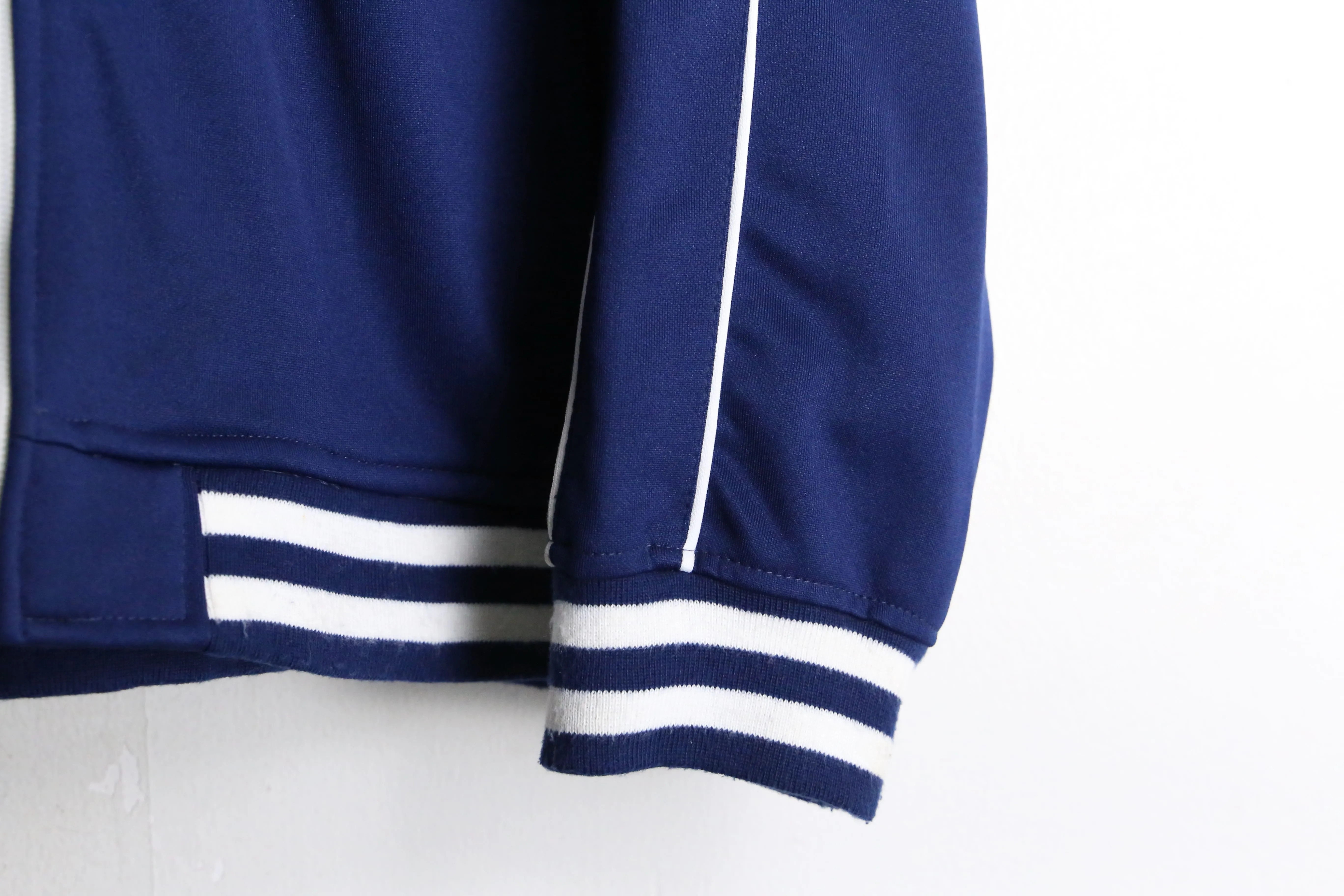 "Reebok" navy color line design track jacket