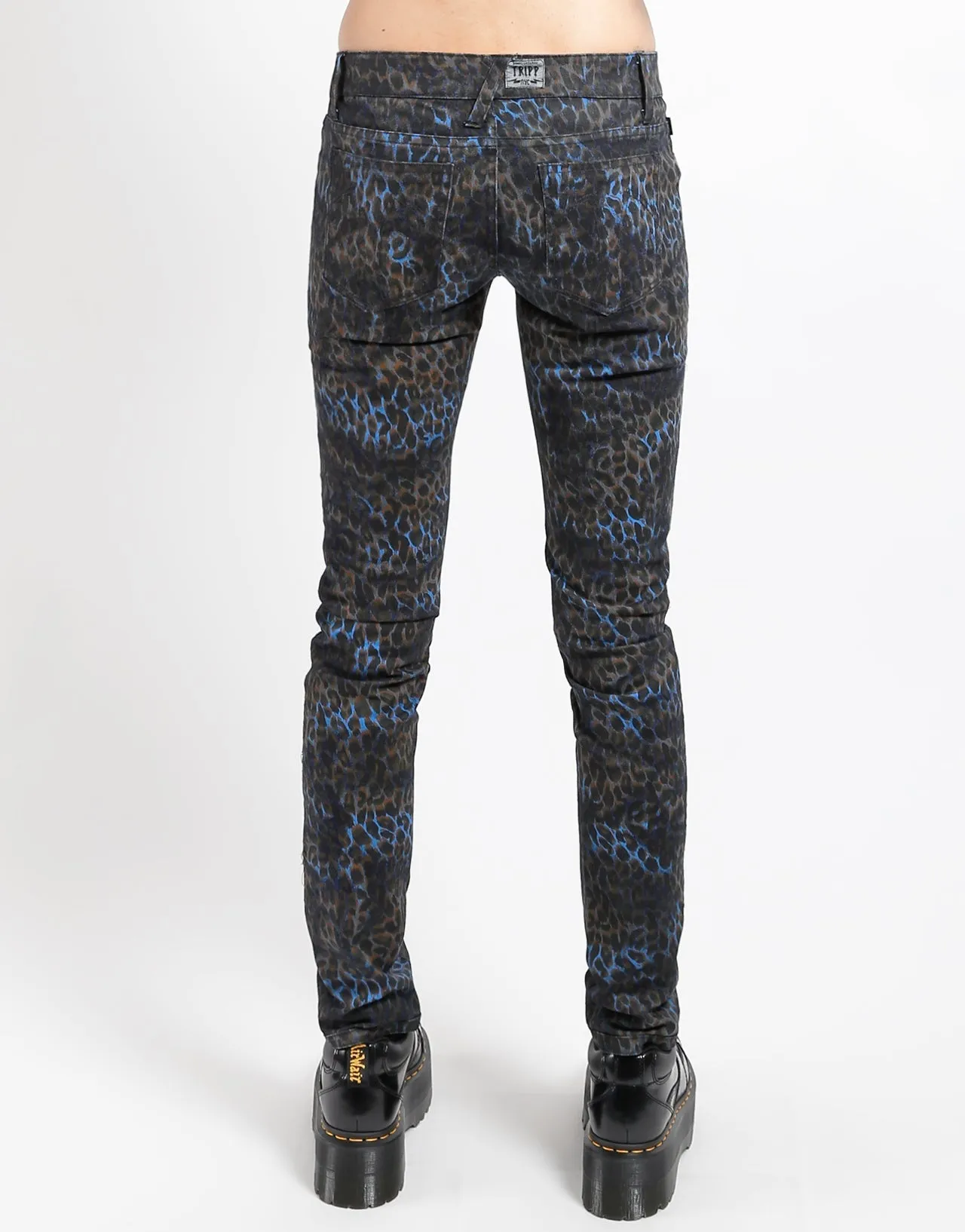 REVERSIBLE JEAN BLUE CHEETAH