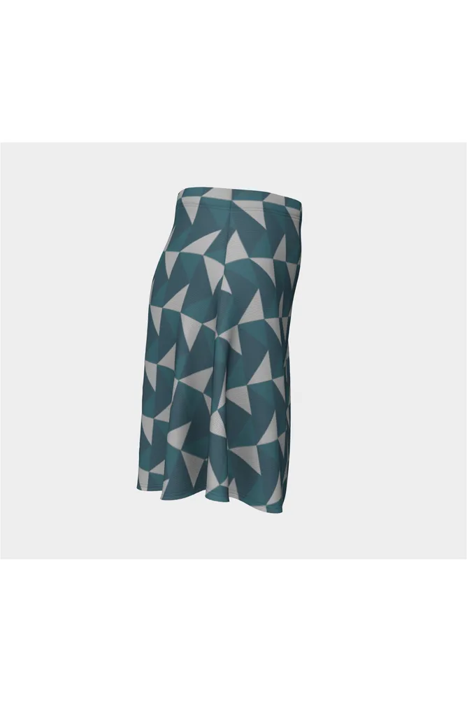 Right Angles Flare Skirt