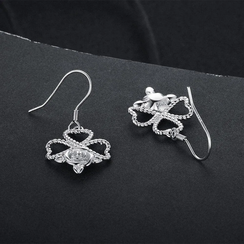 Rose Design Earrings for Women Accessories for Women