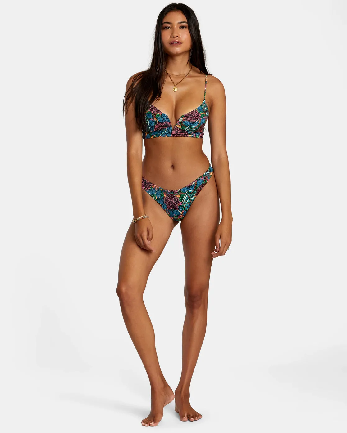 RVCA Ander V-Wire Crop Bikini Top