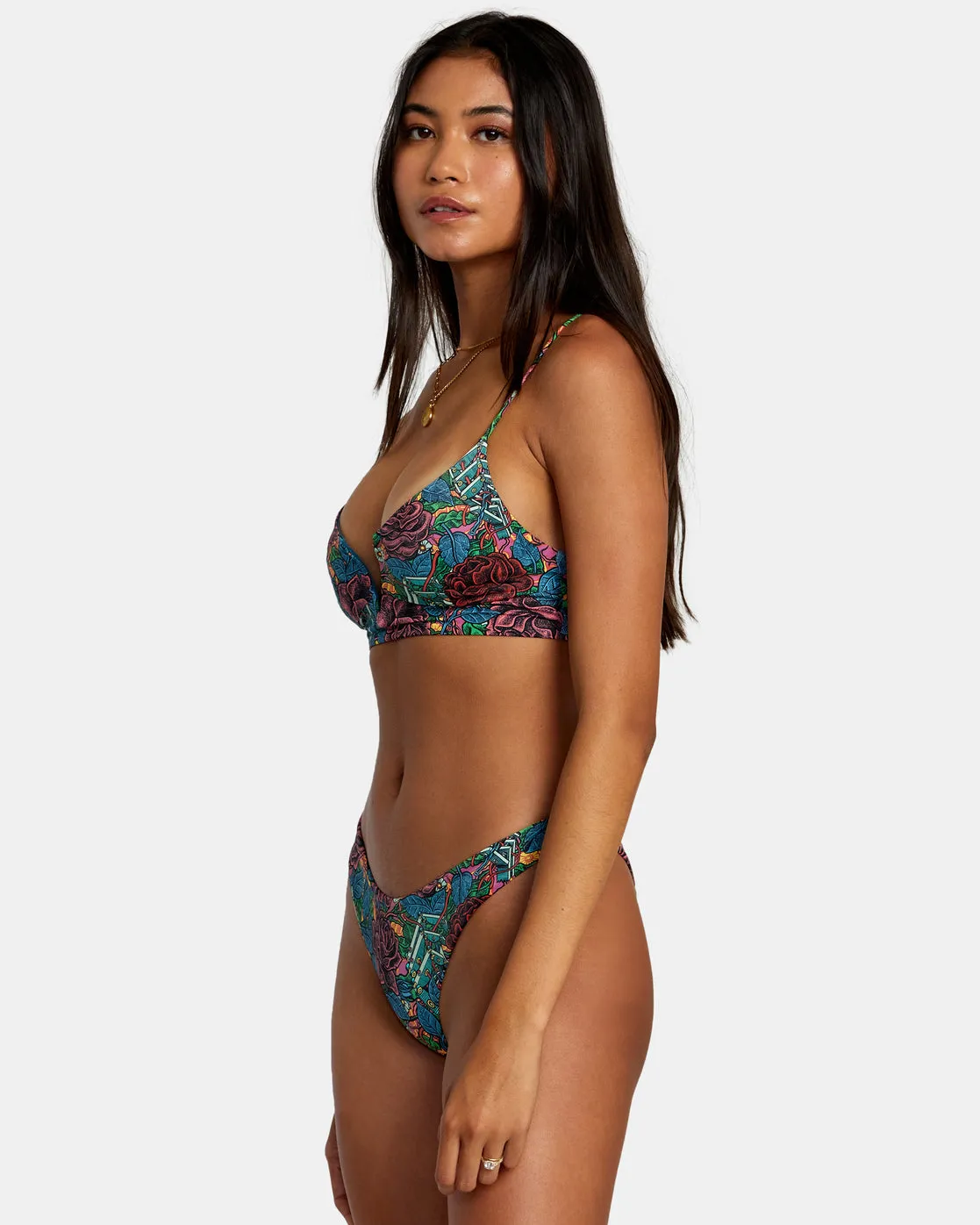 RVCA Ander V-Wire Crop Bikini Top