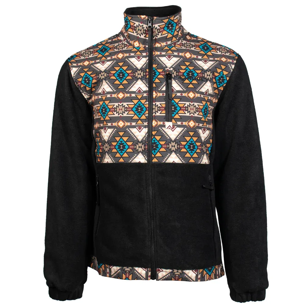 Sale ✨ HOOEY TECH FLEECE JACKET BROWN /AZTEC