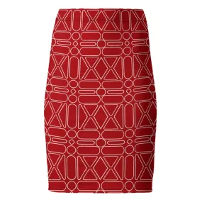 Shapes and Sizes Pencil Skirt