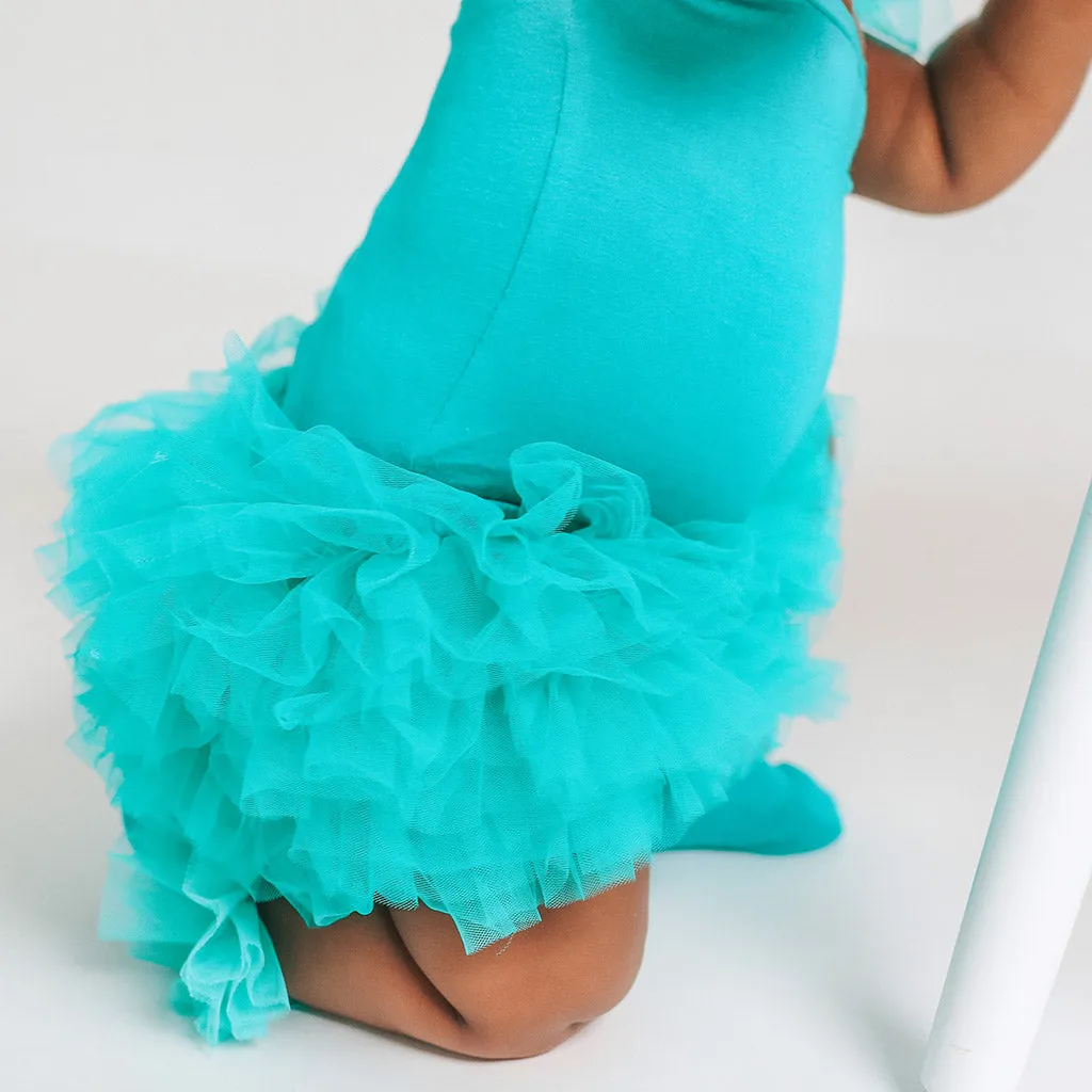 Signature Teal Tulle Bloomer