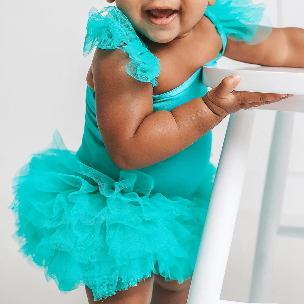 Signature Teal Tulle Bloomer