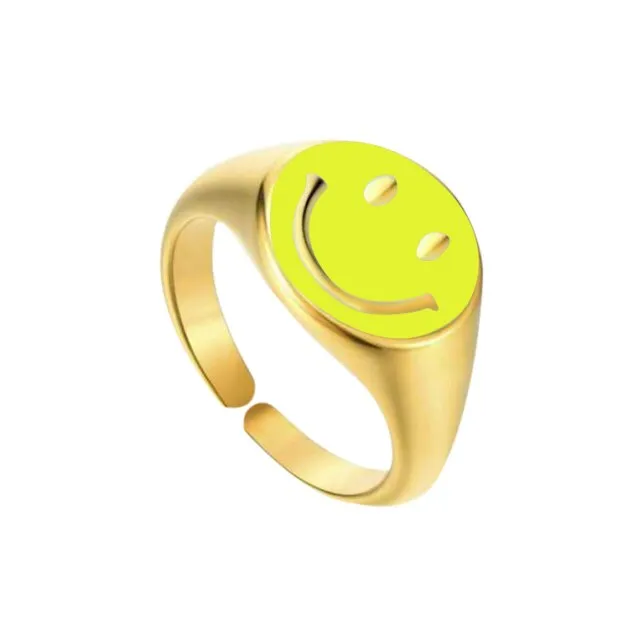 Smiley face ring