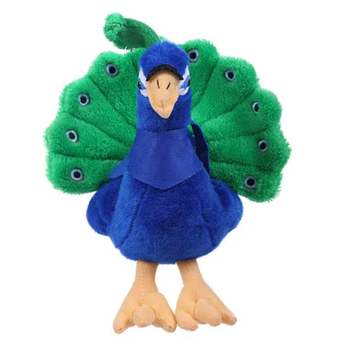 Soft Plush Peacock with Bandana