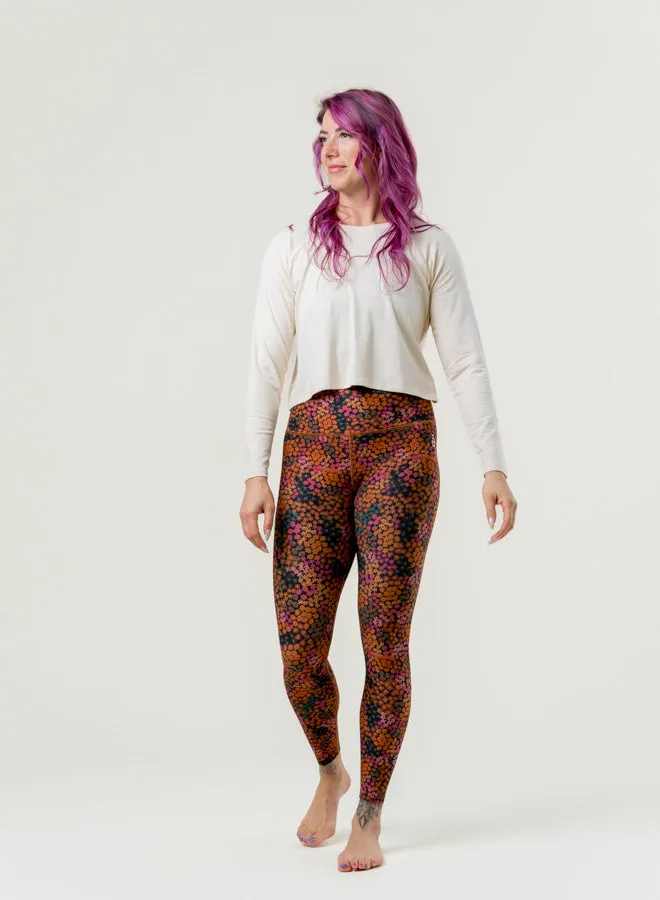 Softmark Caught in the Midi High Waisted Legging - Softmark Meadow