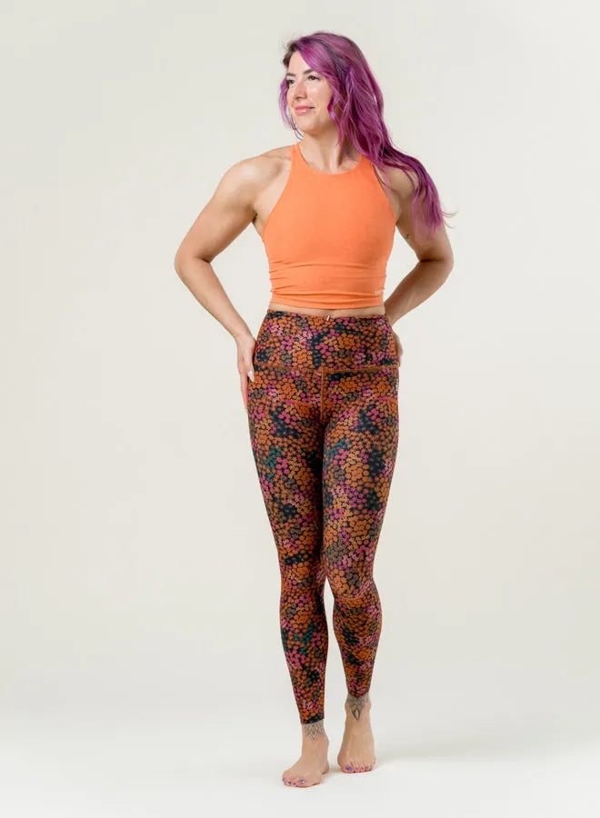 Softmark Caught in the Midi High Waisted Legging - Softmark Meadow