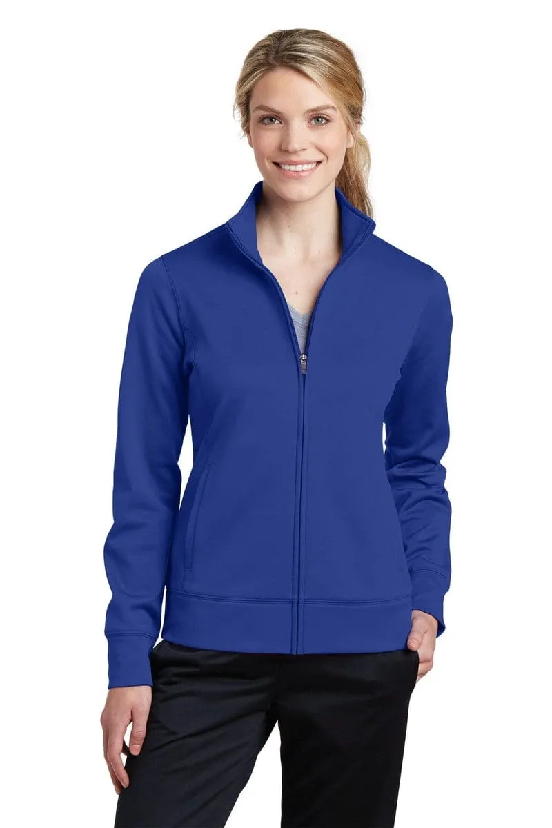 Sport-Tek LST241: Ladies Sport-Wick Fleece Full-Zip Jacket