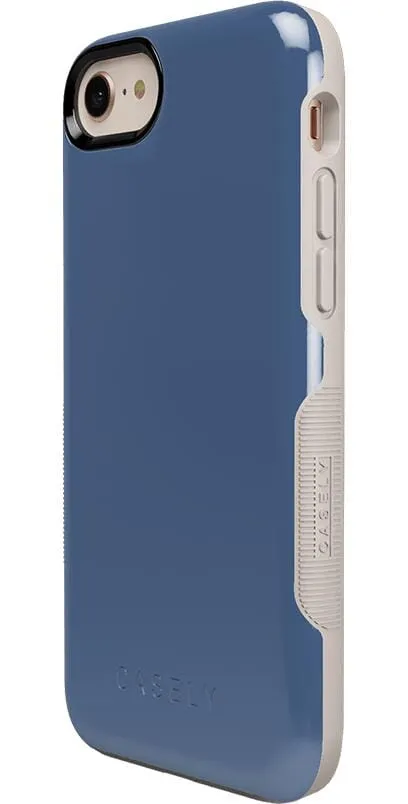 Steel Blue on Nude | Ultra-Protective Bold Case